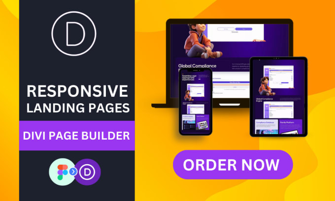 Gig Preview - Create, redesign or clone any website using divi page builder, divi theme