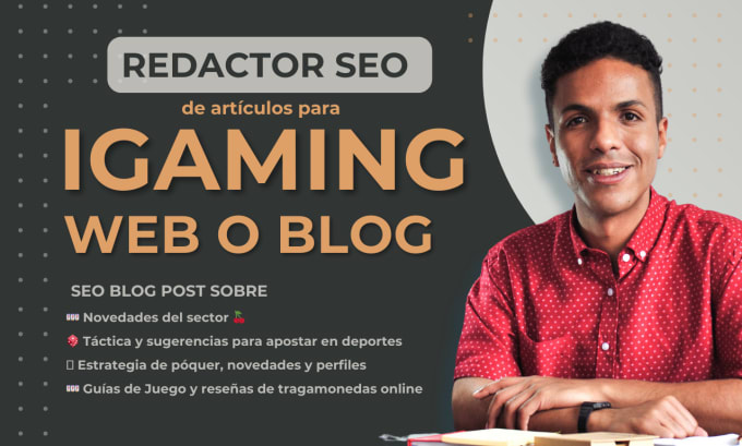 Gig Preview - The best SEO optimized igaming contents in spanish