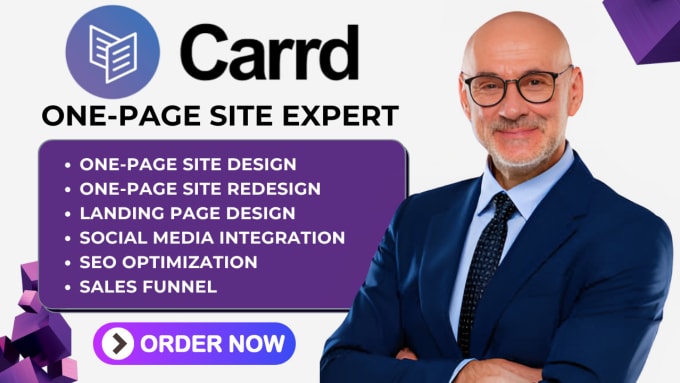 Gig Preview - Design carrd website carrd landing page website redesign carrd website carrd co