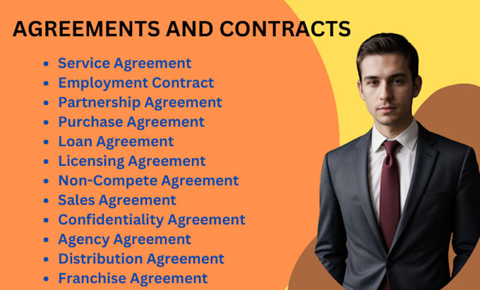 Gig Preview - Write legal contract, agreement, terms and condition, privacy policy as a lawye