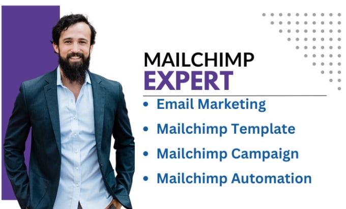 Gig Preview - Setup mailchimp template email marketing campaign automation expert