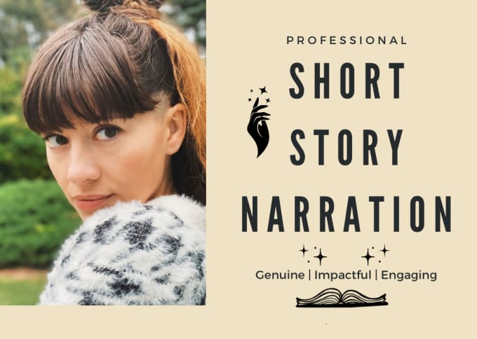 Gig Preview - Narrate your short story as an engaging voice over artist