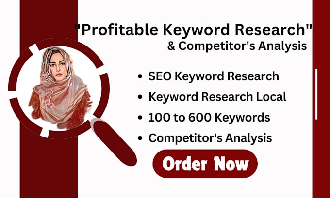 Gig Preview - Do profitable keyword research and competitor analysis