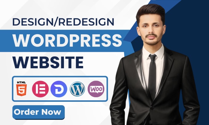 Gig Preview - Create responsive wordpress website design professionaly