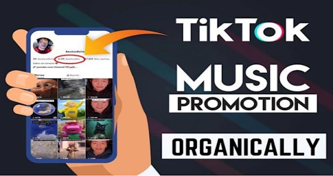 Gig Preview - Grow and promote your tiktok account with organically ads