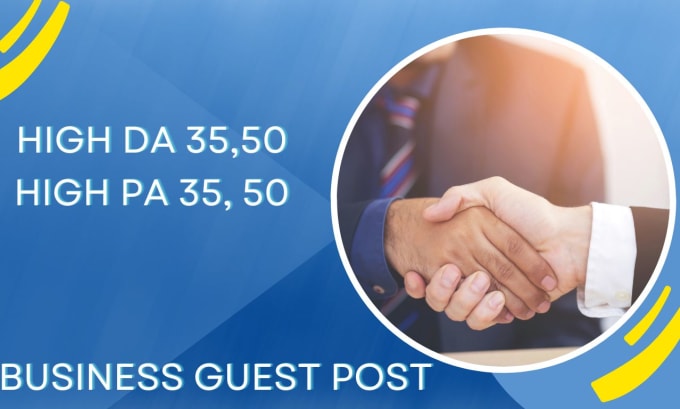 Bestseller - do guest post high da pa website service