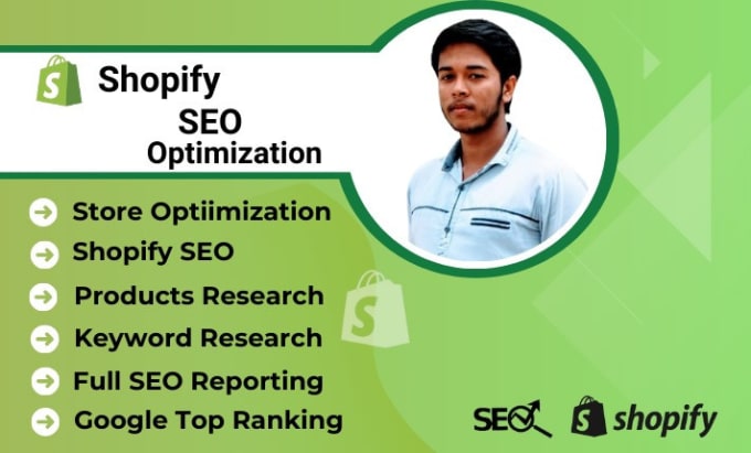 Gig Preview - Complete on page seo optimization service for your shopify website