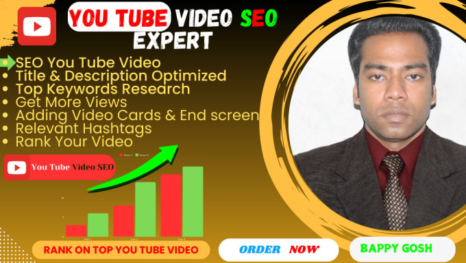 Bestseller - do best optimize your youtube video SEO for top ranking