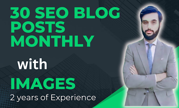 Gig Preview - Do monthly SEO blog posts or content writing