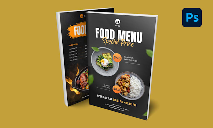 Bestseller - do modern restaurant food menu design