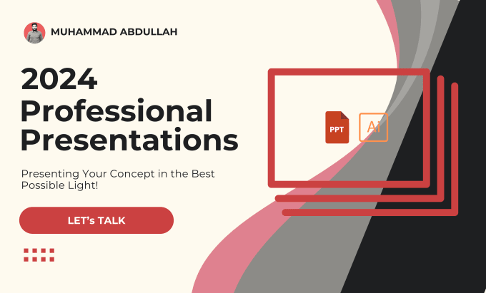 Gig Preview - Design a pro level powerpoint presentation and pitch deck