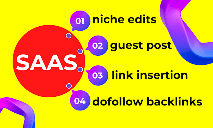 Gig Preview - Do saas niche edit link insertions backlinks on high da dr saas websites