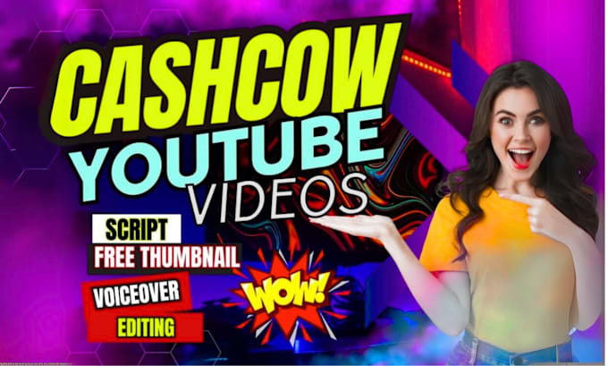 Gig Preview - Create youtube cash cow videos and faceless cash cow for you