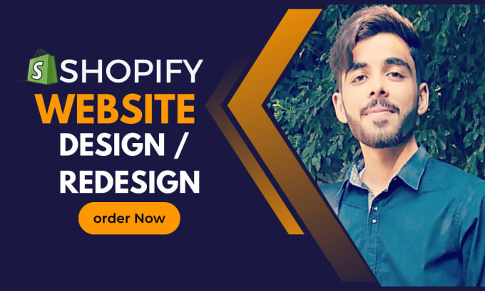 Gig Preview - Design and redesign shopify website and dropshipping store