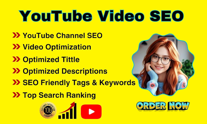 Gig Preview - Do best youtube video SEO expert optimization and channel growth manager