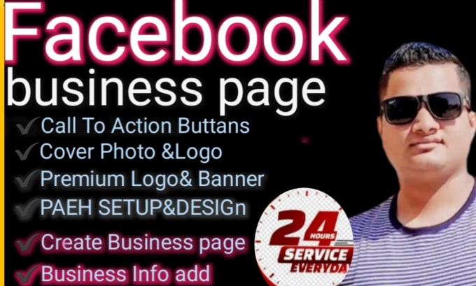 Gig Preview - Create facebook business page with logo and bann