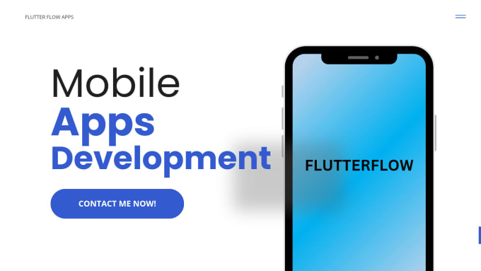 Gig Preview - Build flutterflow mobile app for android and ios