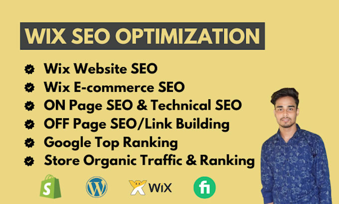 Gig Preview - Do wix on page seo optimization for 1st page google ranking