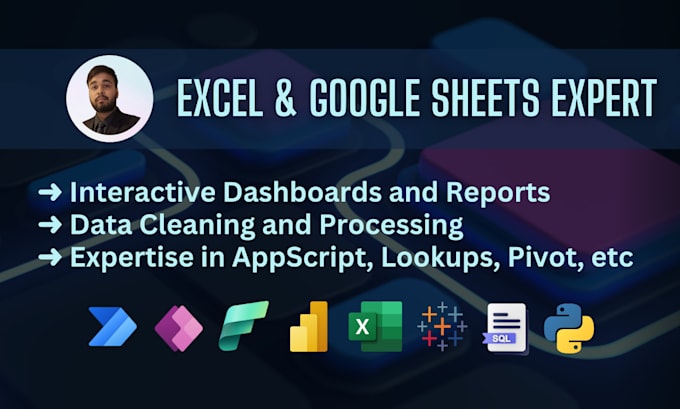 Gig Preview - Be your excel expert and google sheets expert