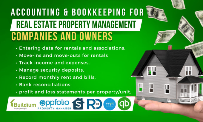 Gig Preview - Do bookkeeping for property management and real estate