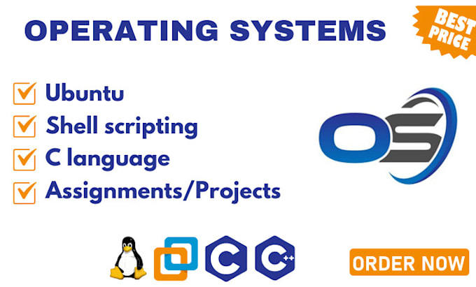 Gig Preview - Do operating system, shell, linux, c tasks and projects