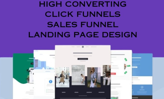 Gig Preview - Build clickfunnels sales funnel, clickfunnels landing page, sales funnel website