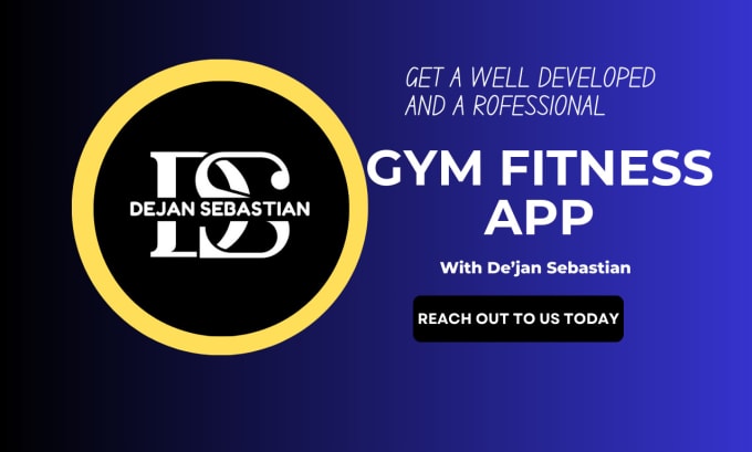 Gig Preview - Develop a gym fitness app using mobile app development