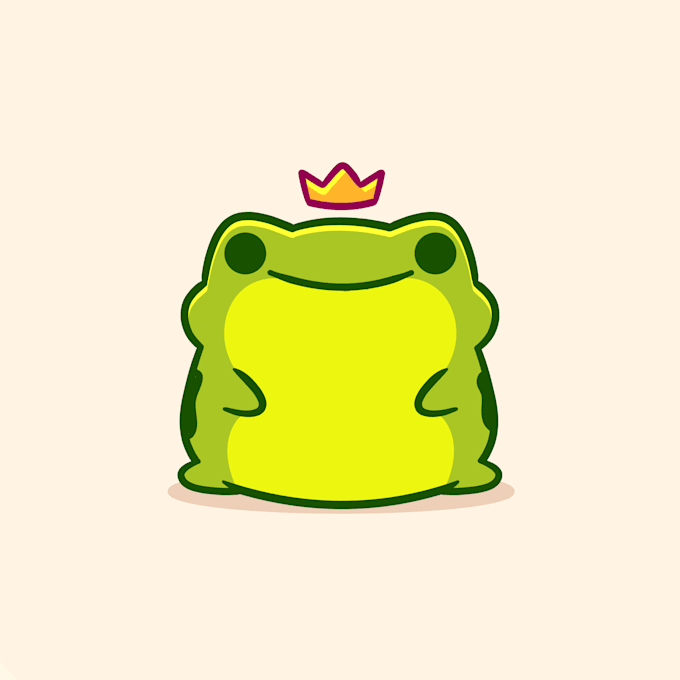 Gig Preview - Draw a cute frog