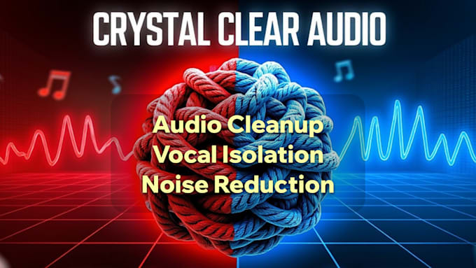 Gig Preview - Do audio clean up, vocal isolation and noise reduction