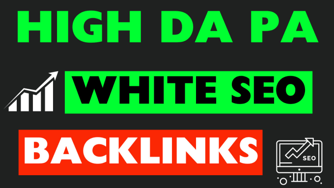 Gig Preview - High da pa offpage SEO backlinks service for websites