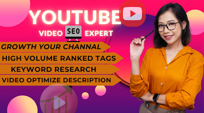 Gig Preview - Do best organic youtube video SEO channel growth promotion