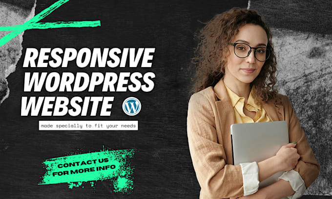 Gig Preview - Design a wordpress landing page within 24h