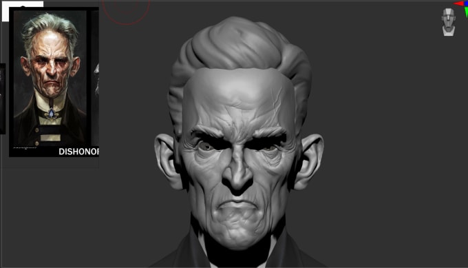 Gig Preview - Do anatomically accurate character bust and for 3d printing