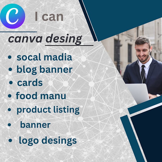 Gig Preview - Desing social media post,anythik in canva templates