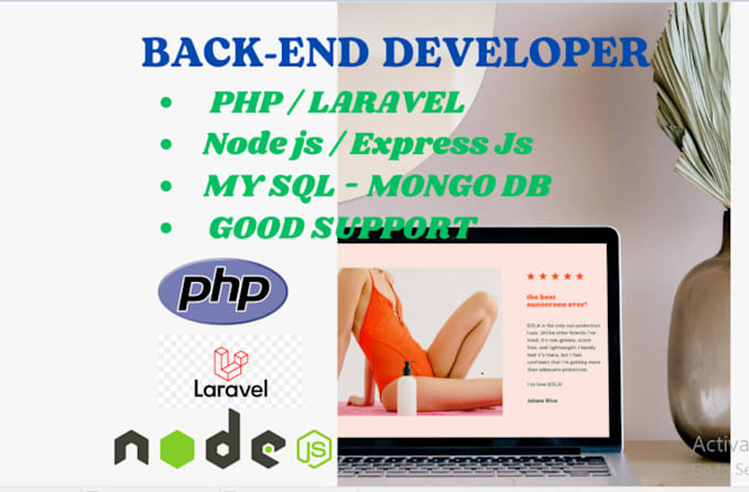 Gig Preview - Develop websites by PHP laravel and nodejs