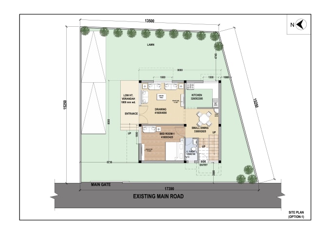 Gig Preview - Professionally redraw floor plans, site plans in autocad with 2d rendering