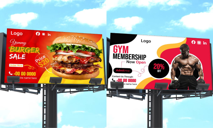 Gig Preview - Do signage billboard design, backdrop, roll up and pull up banner