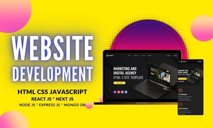 Gig Preview - Be your frontend web developer in HTML, CSS, javascript, bootstrap