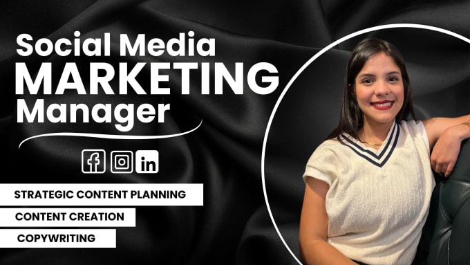 Gig Preview - Be your social media marketing manager