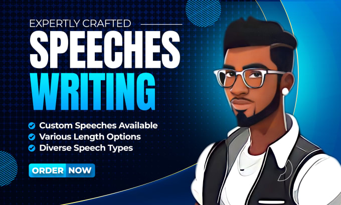 Gig Preview - Write any type of speeches, expertly crafted