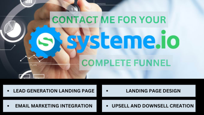 Bestseller - build a complete flow systeme io sales funnel, landing page