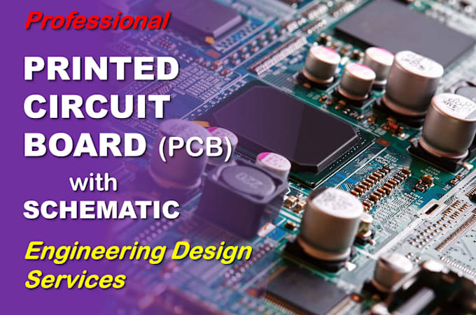 Gig Preview - Design pcb, layout, and circuit schematic in eagle, kicad, easyeda, proteus