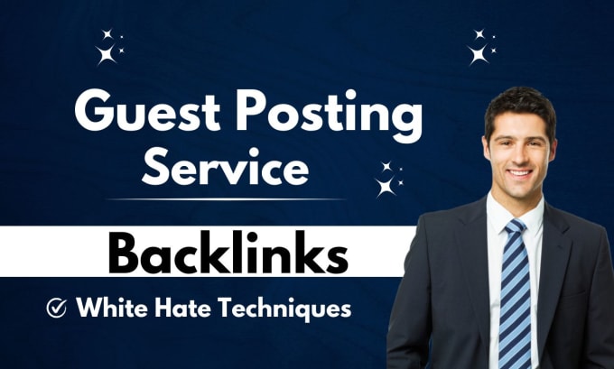 Gig Preview - Do guest posting service website backlinks on blogs