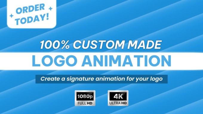 Gig Preview - Produce a custom 2d logo design and animation for you