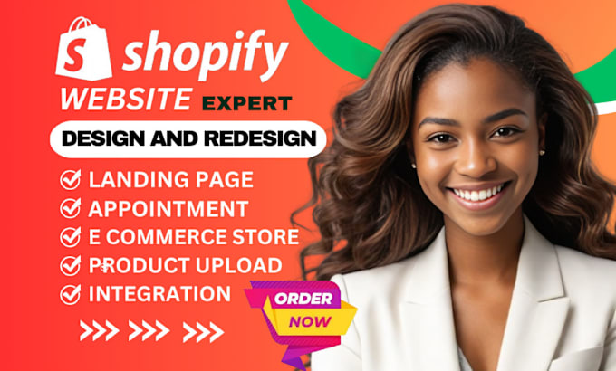 Gig Preview - Professional shopify store design and seo marketing expert