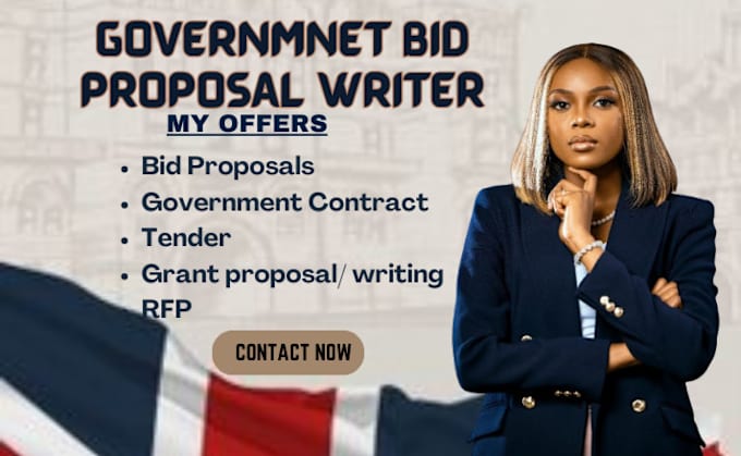 Gig Preview - Write a modern bid proposal, tender, rfp, rfl or government contract