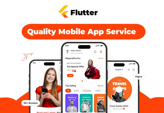 Gig Preview - Create mobile app development for android app and ios app development in flutter