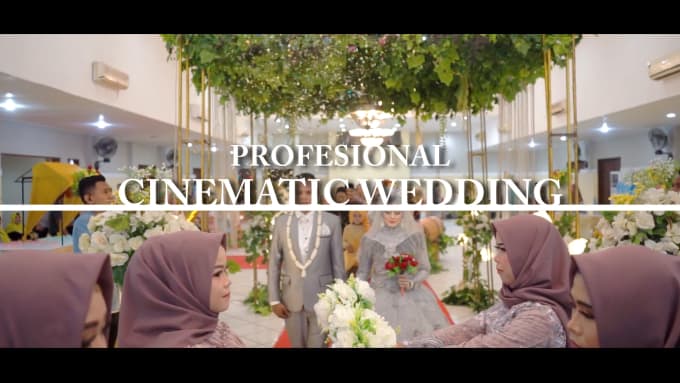 Bestseller - do creative wedding video editing with cinematic look