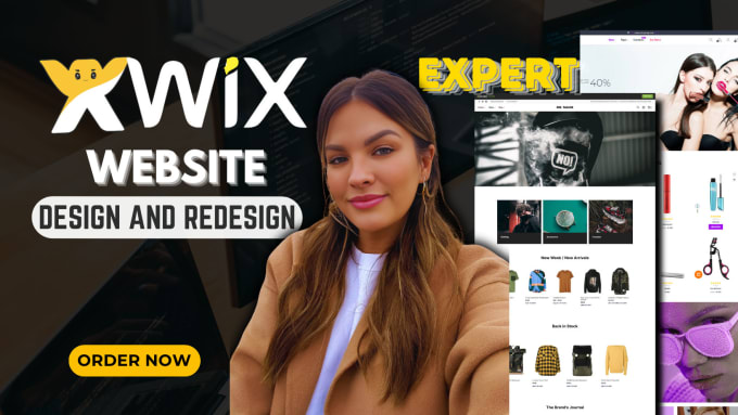 Gig Preview - Develop wix landing page, build wix website and also redesign wix website on wix