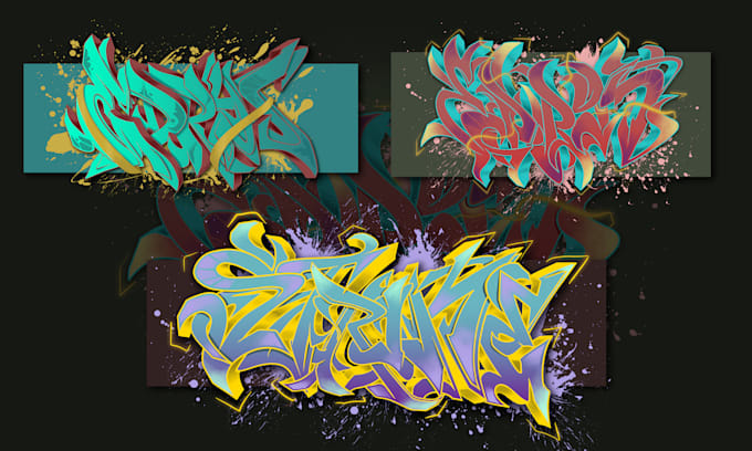 Gig Preview - Create graffiti text, logo and custom graffiti t shirt design